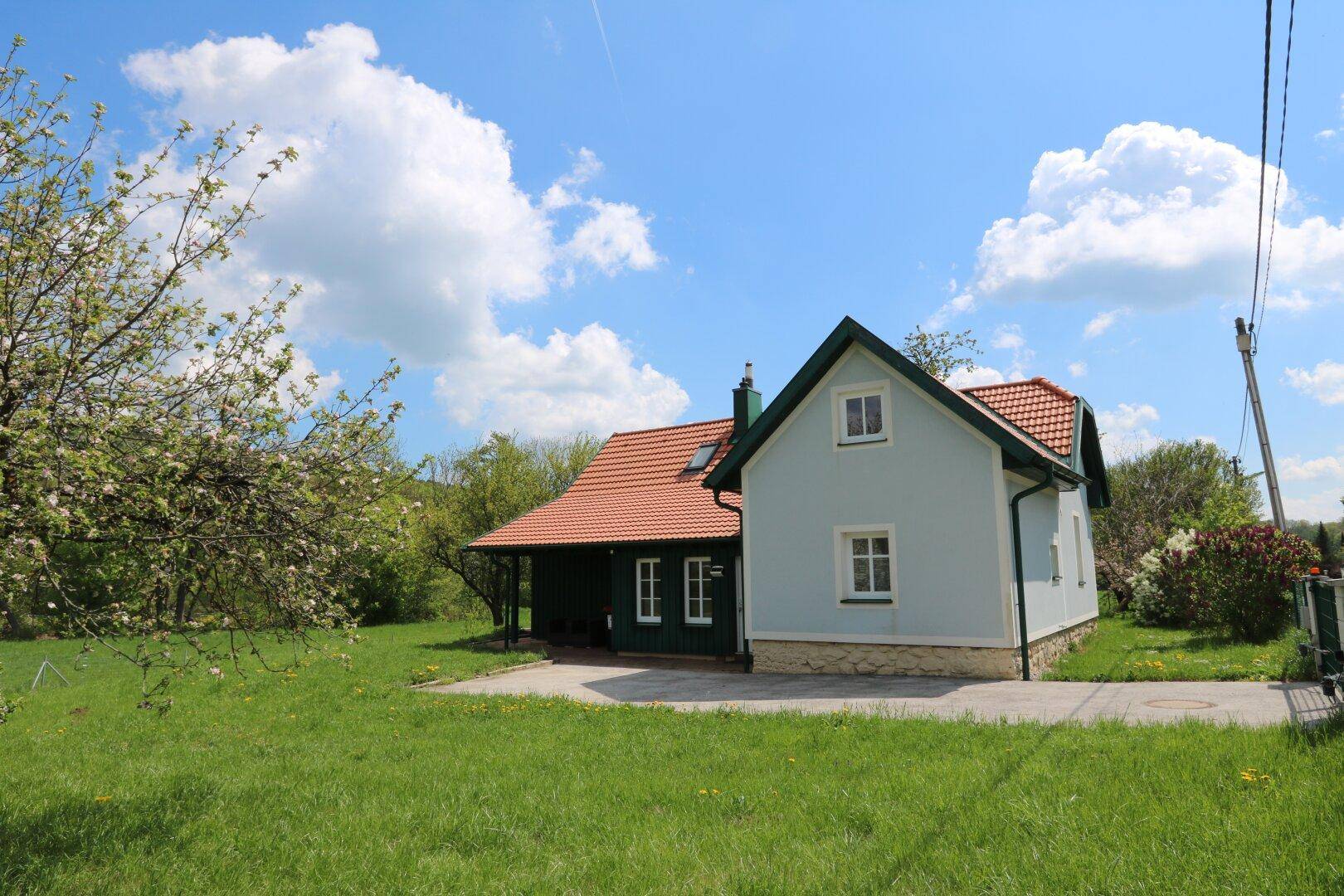 Westansicht des Hauses