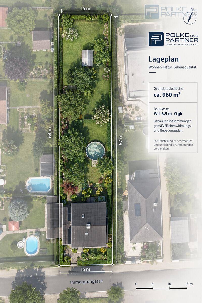 Lageplan Sizze mit Cirkamaßen