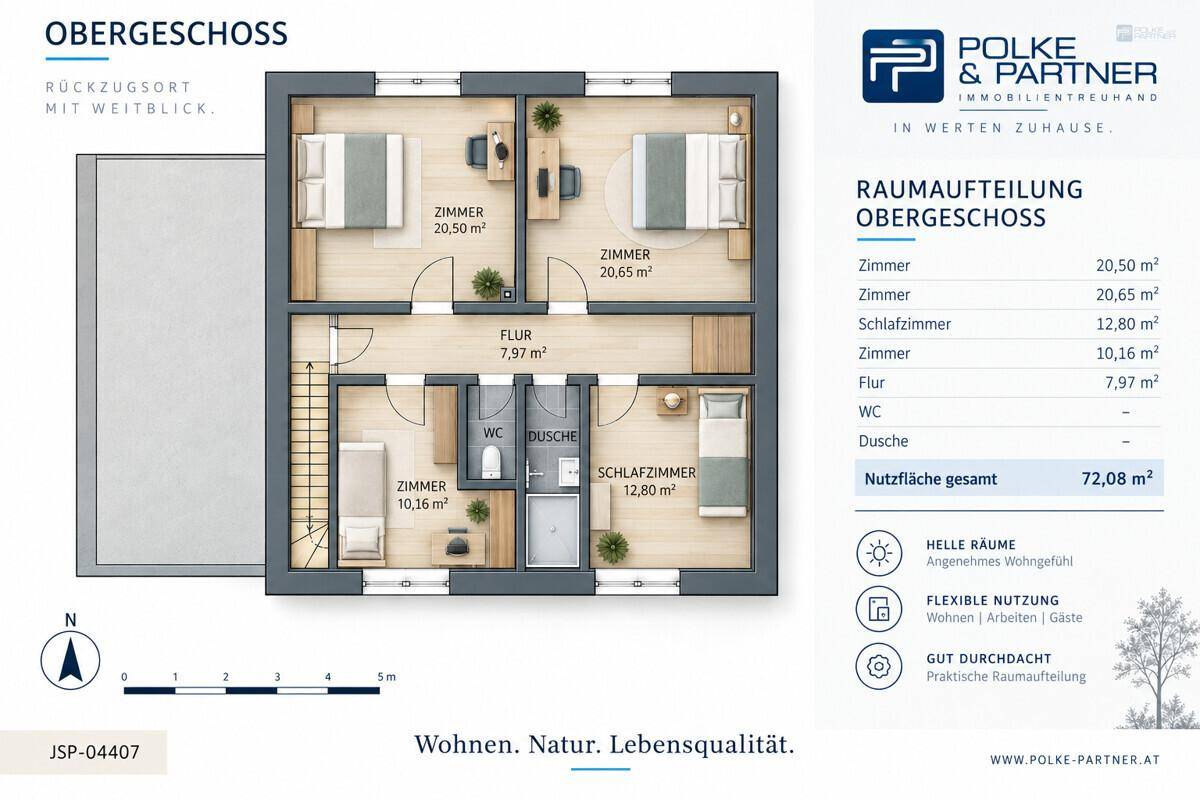 Grundriss Obergeschoss