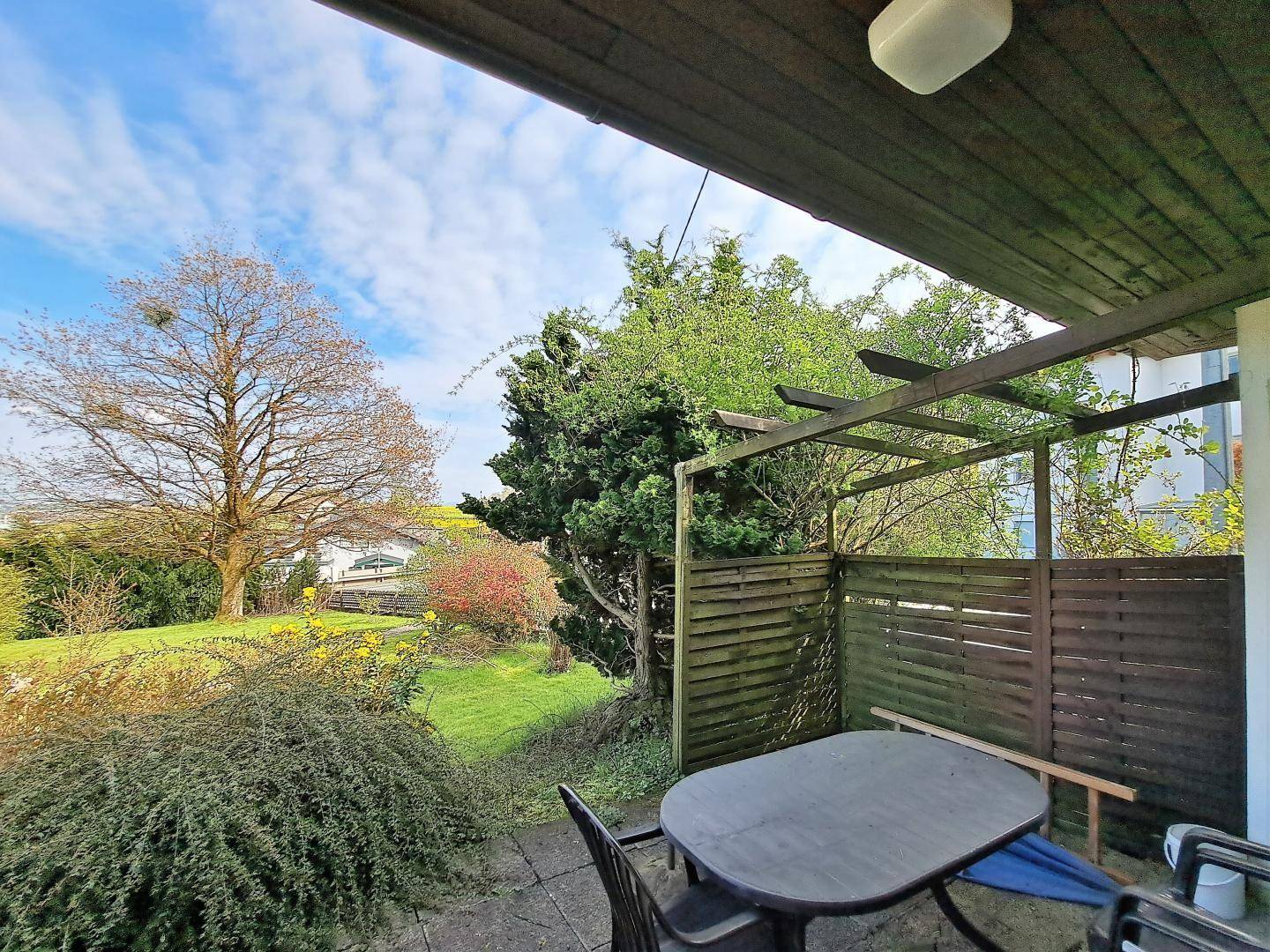 Terrasse mit Blick nach Osten