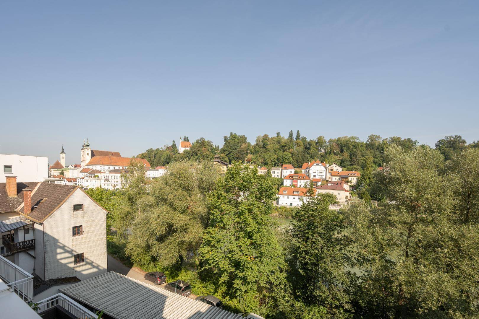 Ausblick von der Terrasse