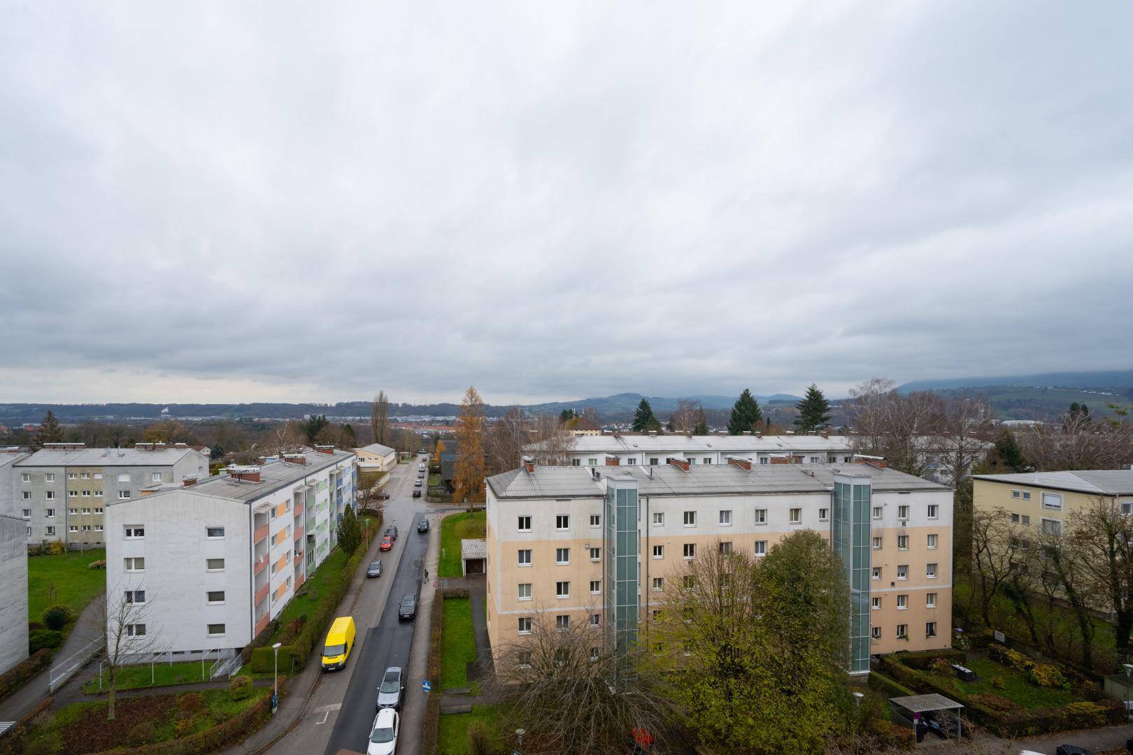 Ausblick vom Balkon