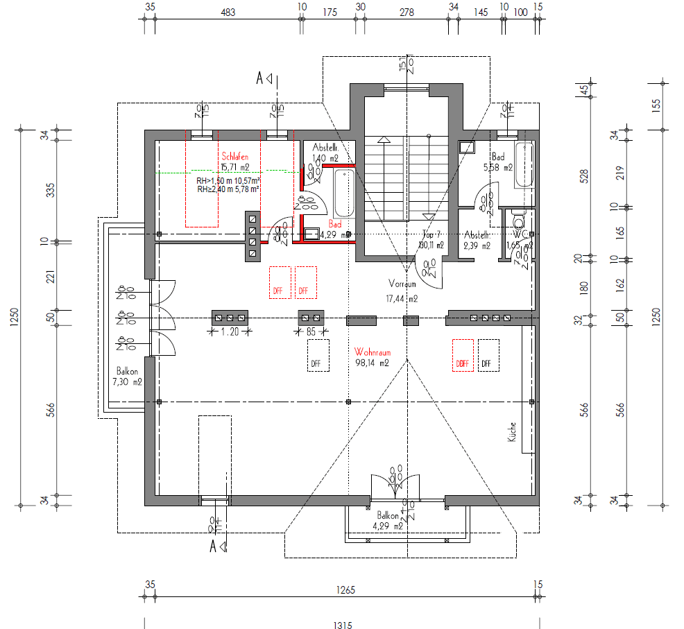 Plan 2,5 Zimmer