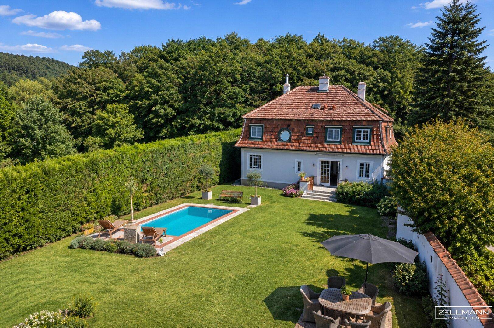 NEULENGBACH | Revitalisierte Landhausvilla mit Stil auf 1.625 m² großem Grundstück | Pool | ZELLMANN IMMOBILIEN - Ansicht 5