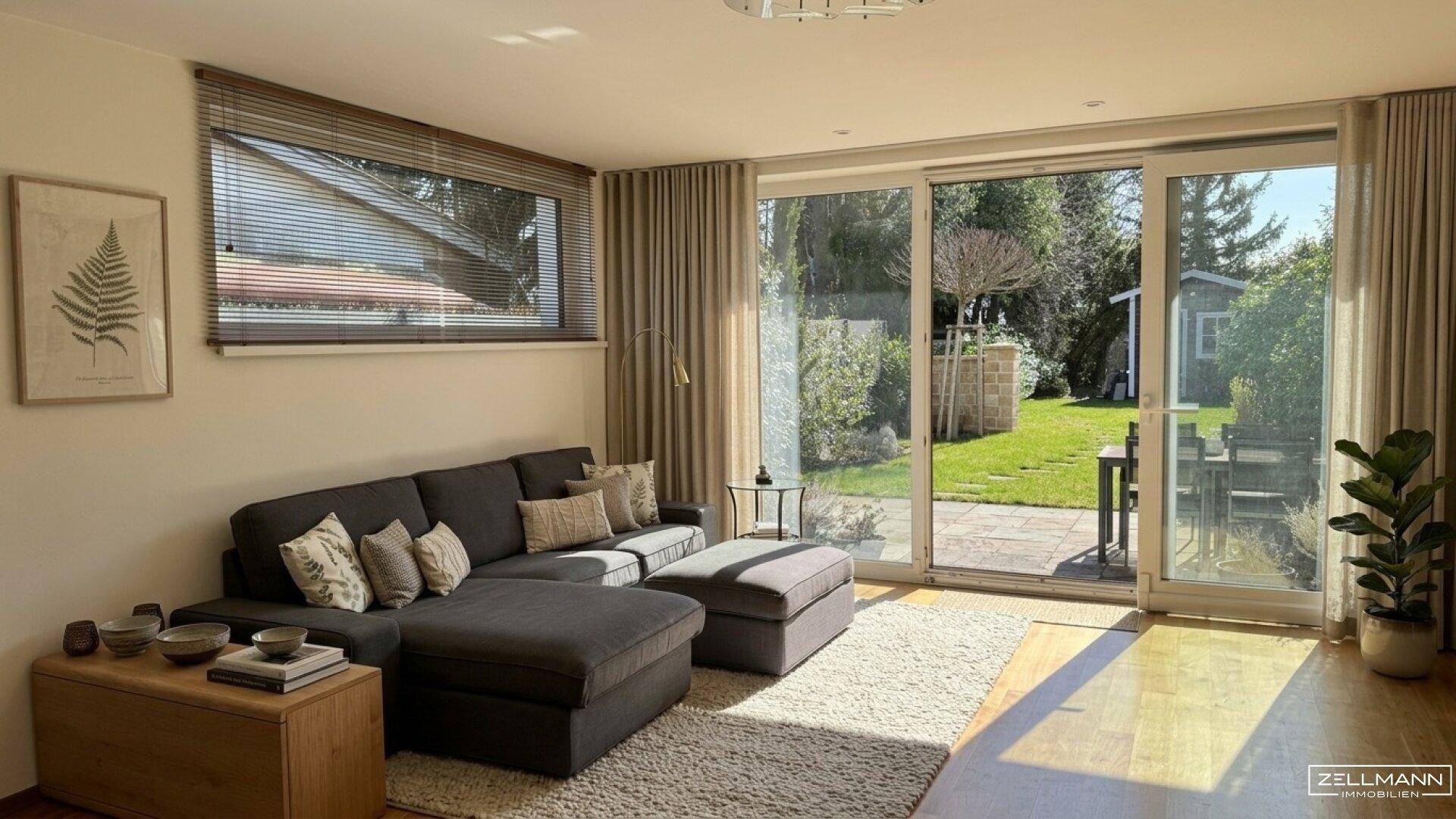 Modernes Wohnen am Grünrand Wiens – elegantes Haus mit Südgarten nahe den Maurer Weinbergen | ZELLMANN IMMOBILIEN - Ansicht 5