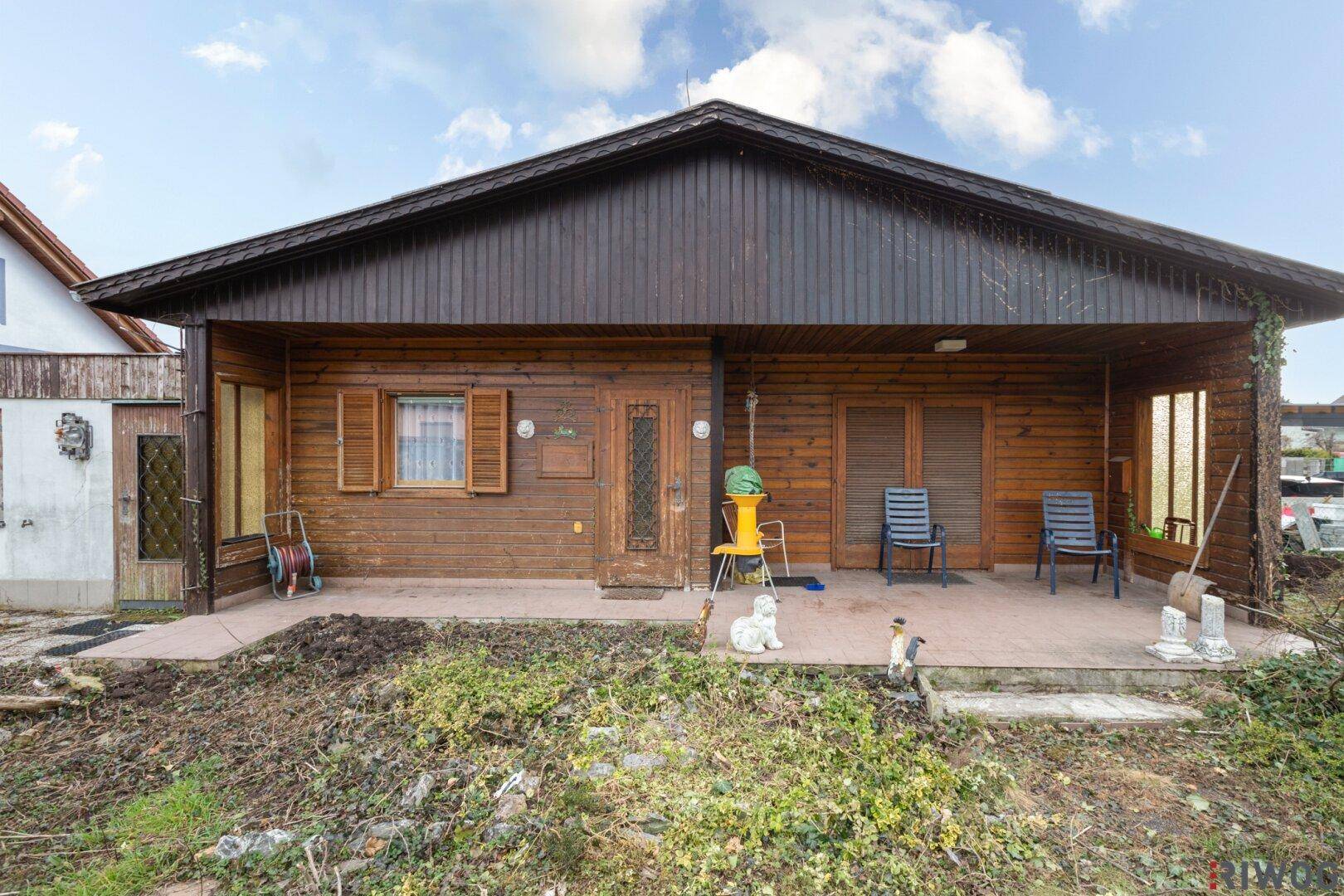 LEBEN WIE DAMALS - ENTZÜCKENDES WEEKENDHAUS II VIEL POTENZIAL II SCHÖNER GARTEN II GARAGE II RUHIGE SIEDLUNGSLAGE II NÄHE FELIXDORF - Ansicht 2