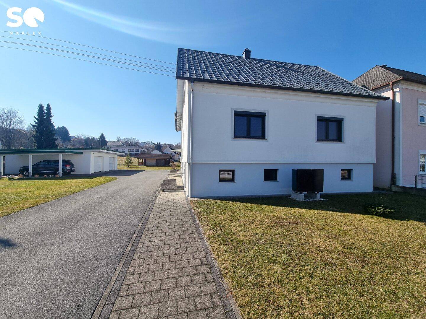 #SQ - KEMETEN: TRAUMHAFTES 2-FAMILIENHAUS MIT GARAGEN UND SEHR GROSSEM GARTEN IM ORTSZENTRUM - Ansicht 2