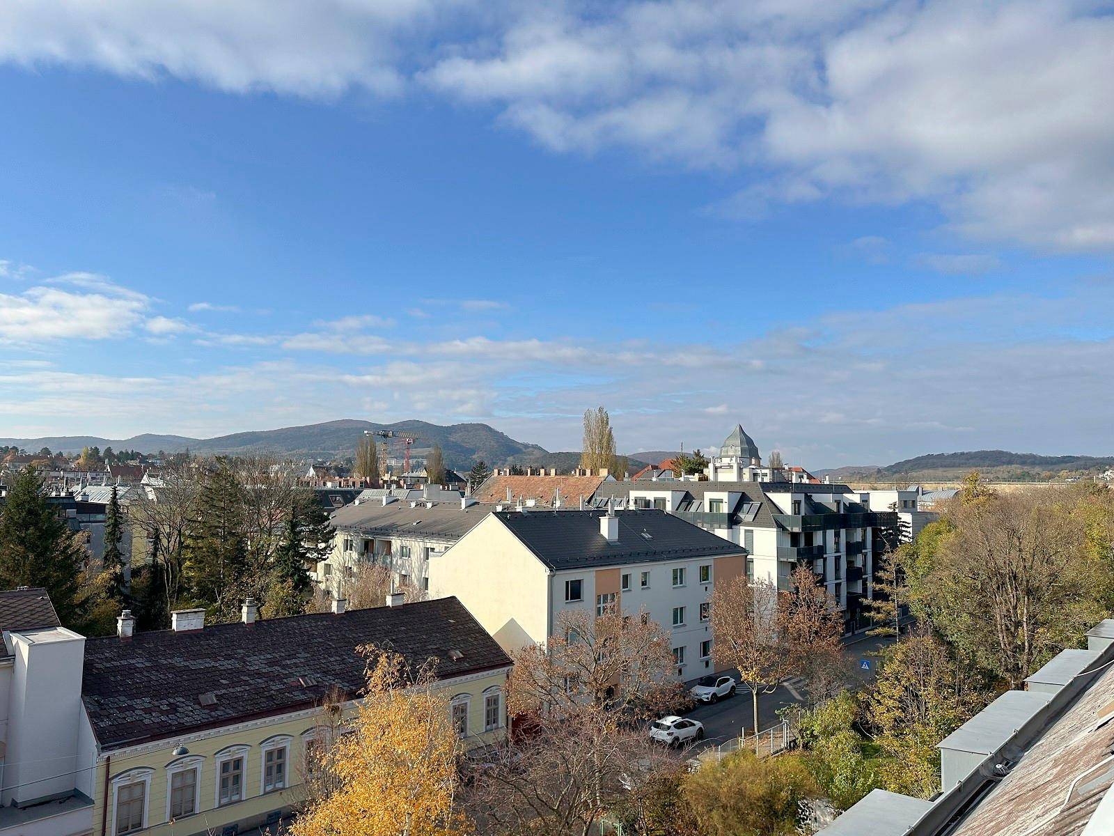 Terrasse/Loggia mit Blick Richtung Perchtoldsdorf