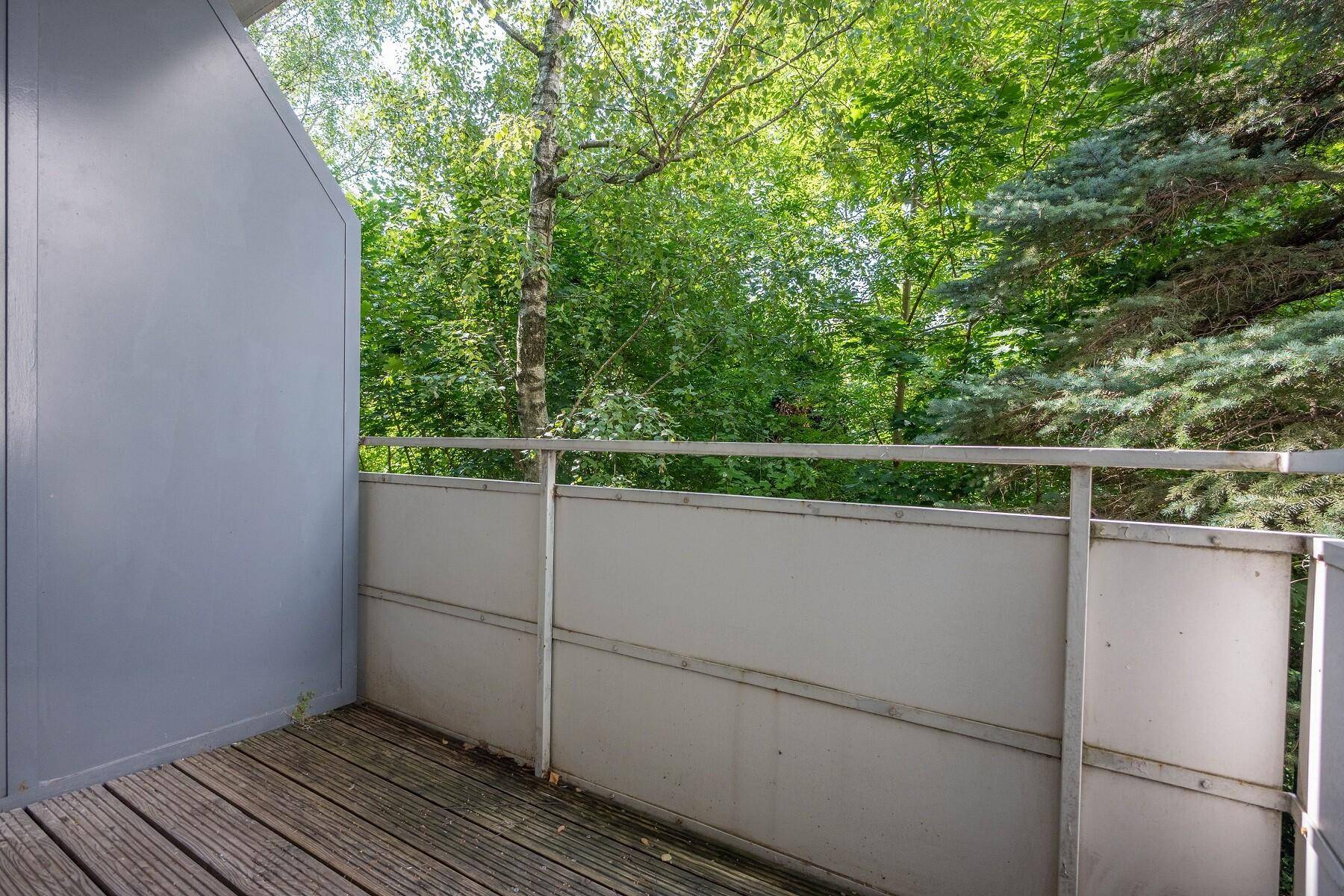 Ruhiger Balkon