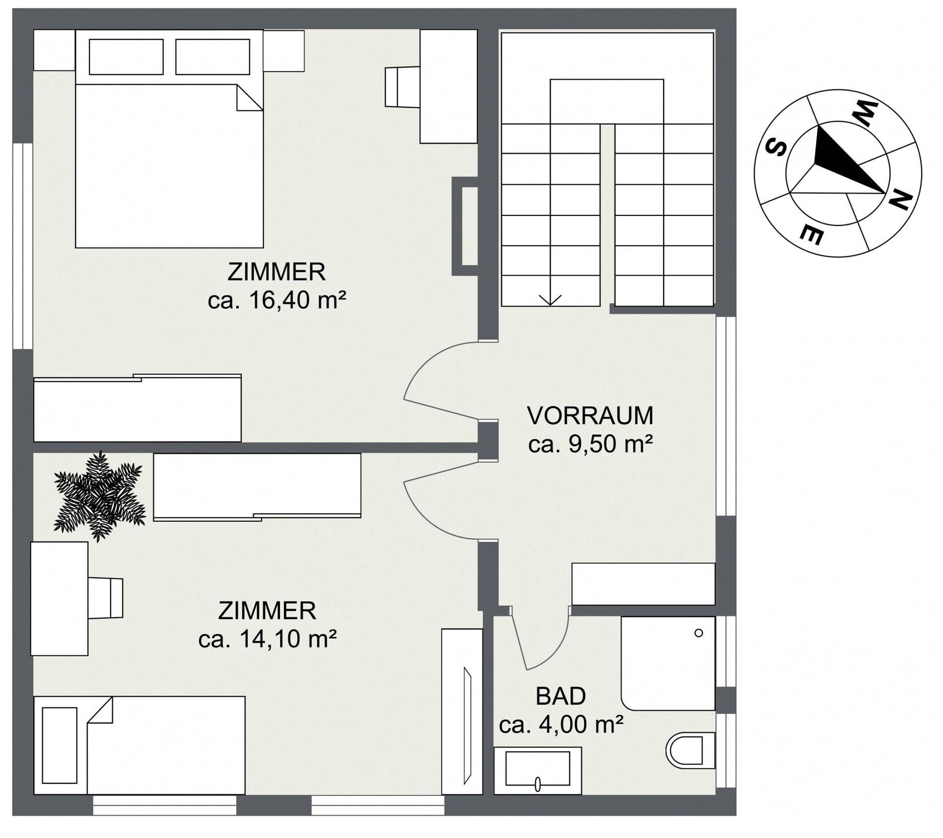 Grundriss OG - Skizze