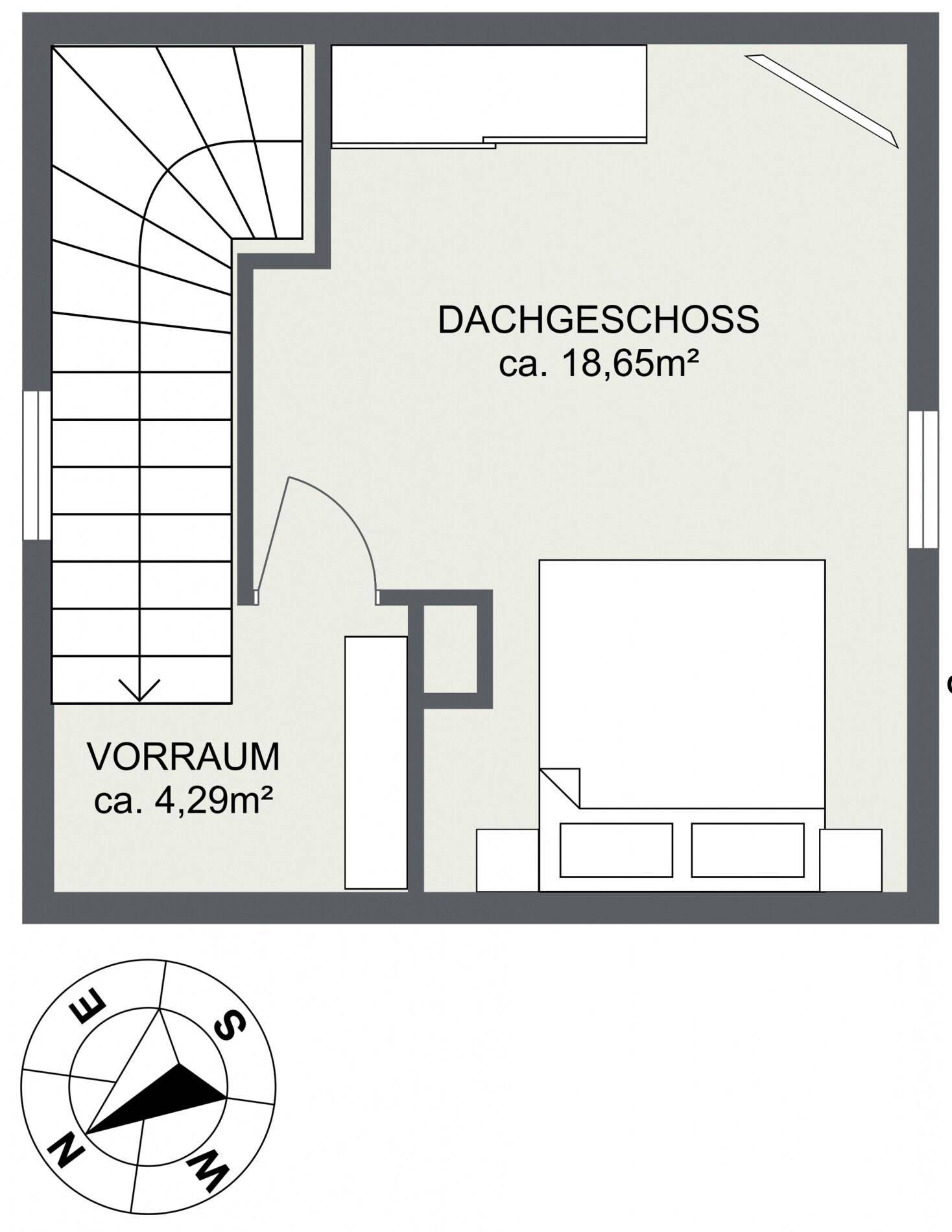 Grundriss DG - Skizze