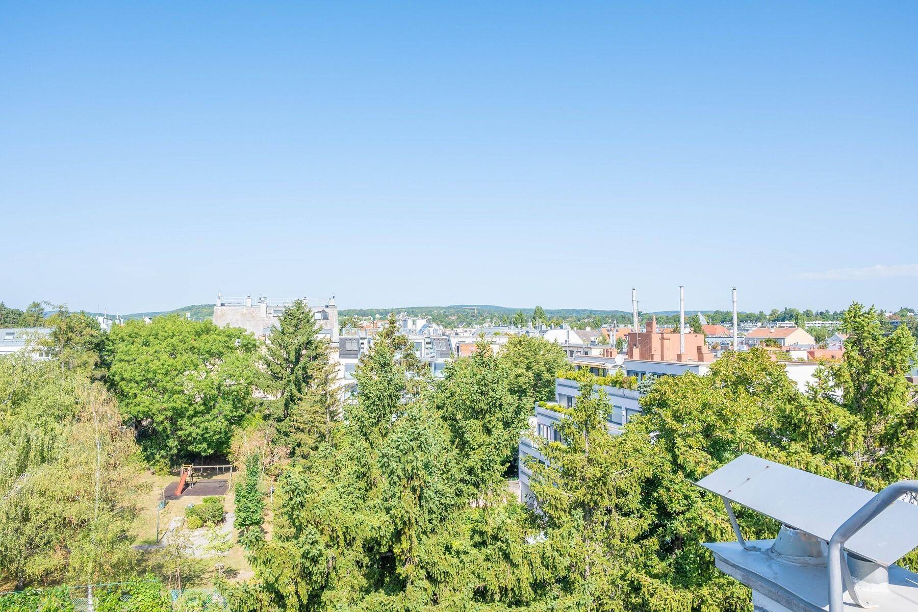 Aussicht von der Dachterrasse