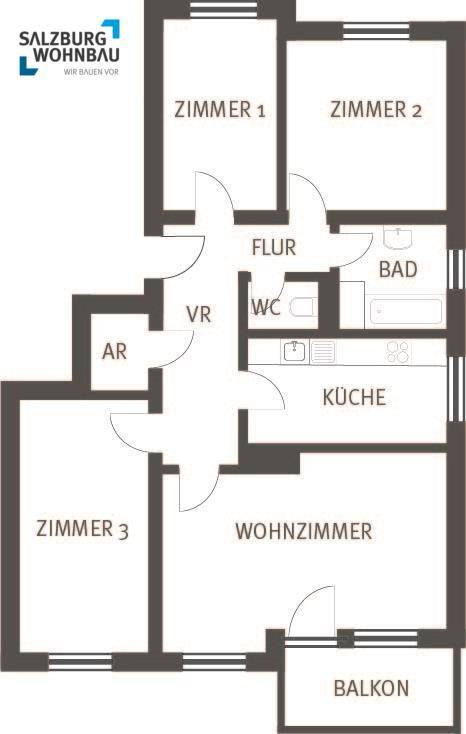 Wohnungsplan Top 11