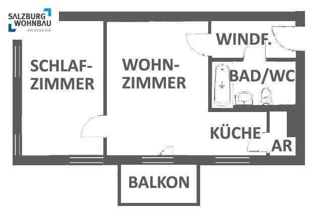 Wohnungsplan Top 4