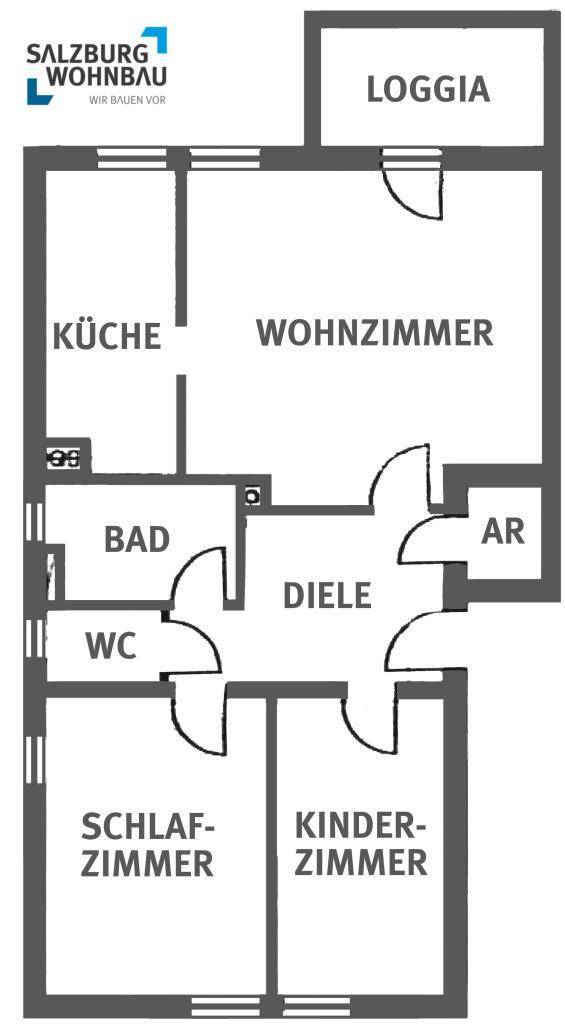 Wohnungsplan 1.OG Top 10