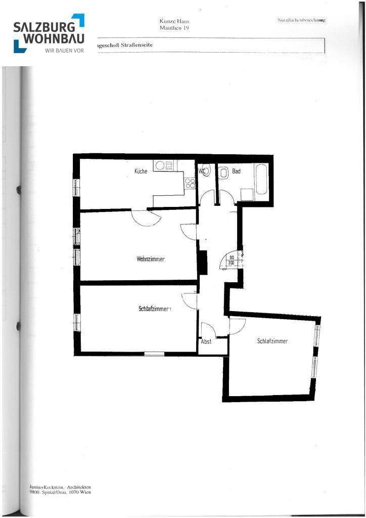 Wohnungsplan Top 4