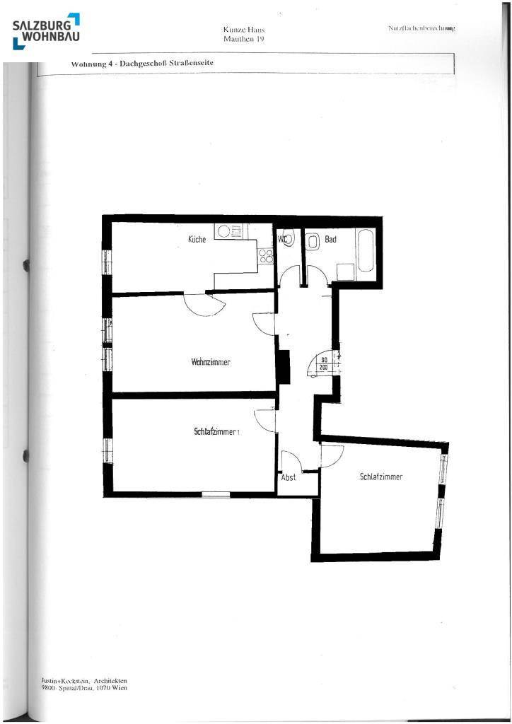 Wohnungsplan Top 4