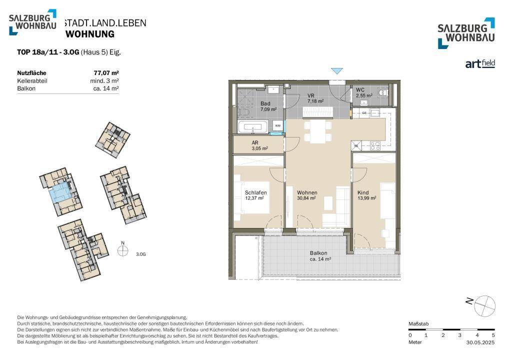 Wohnungsplan Top 11