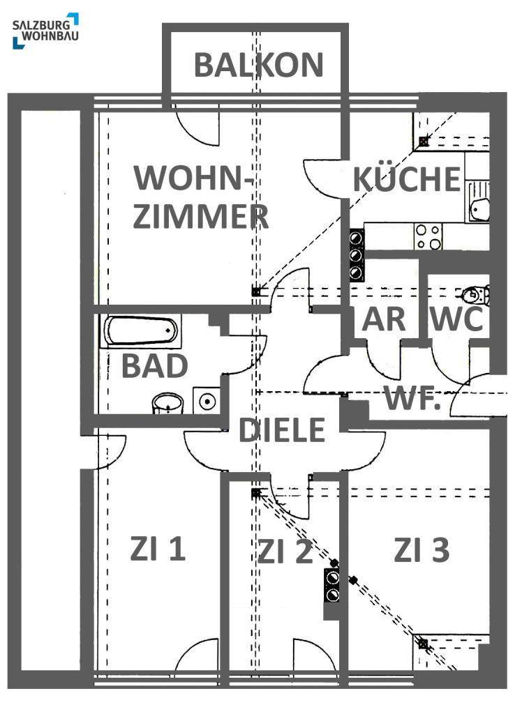 Wohnungsplan DG