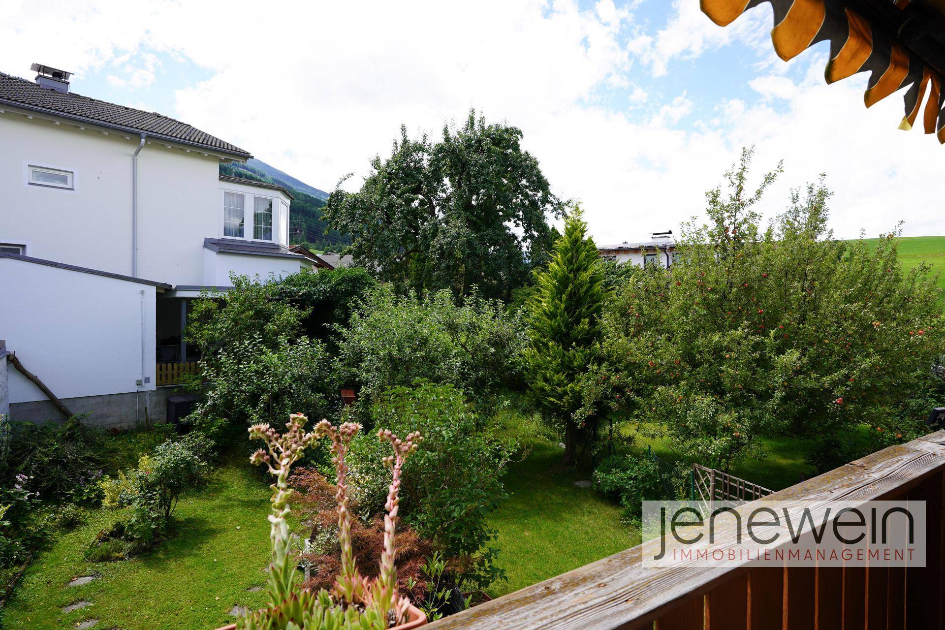 Blick vom Balkon