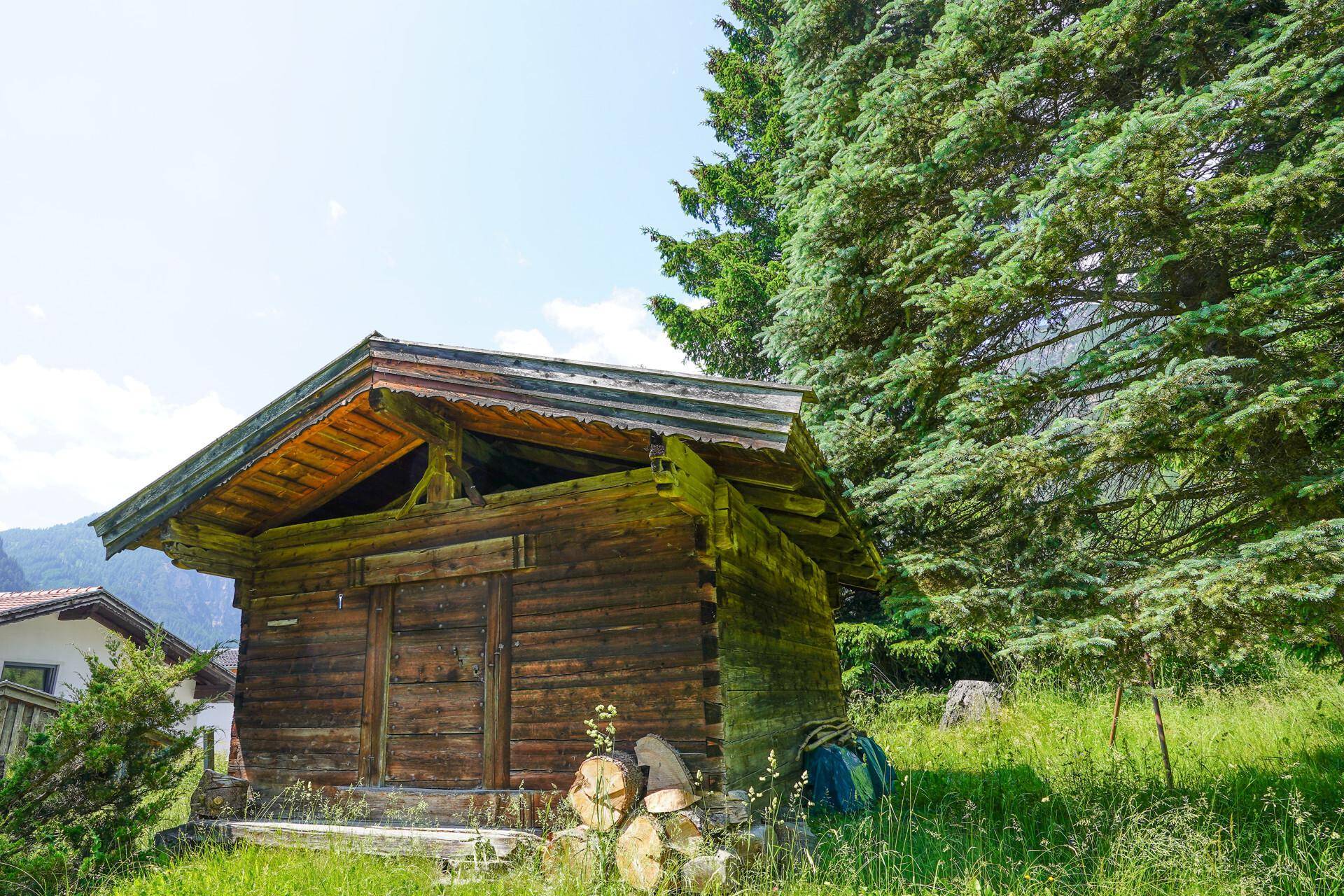 Potenzielle Saunahütte