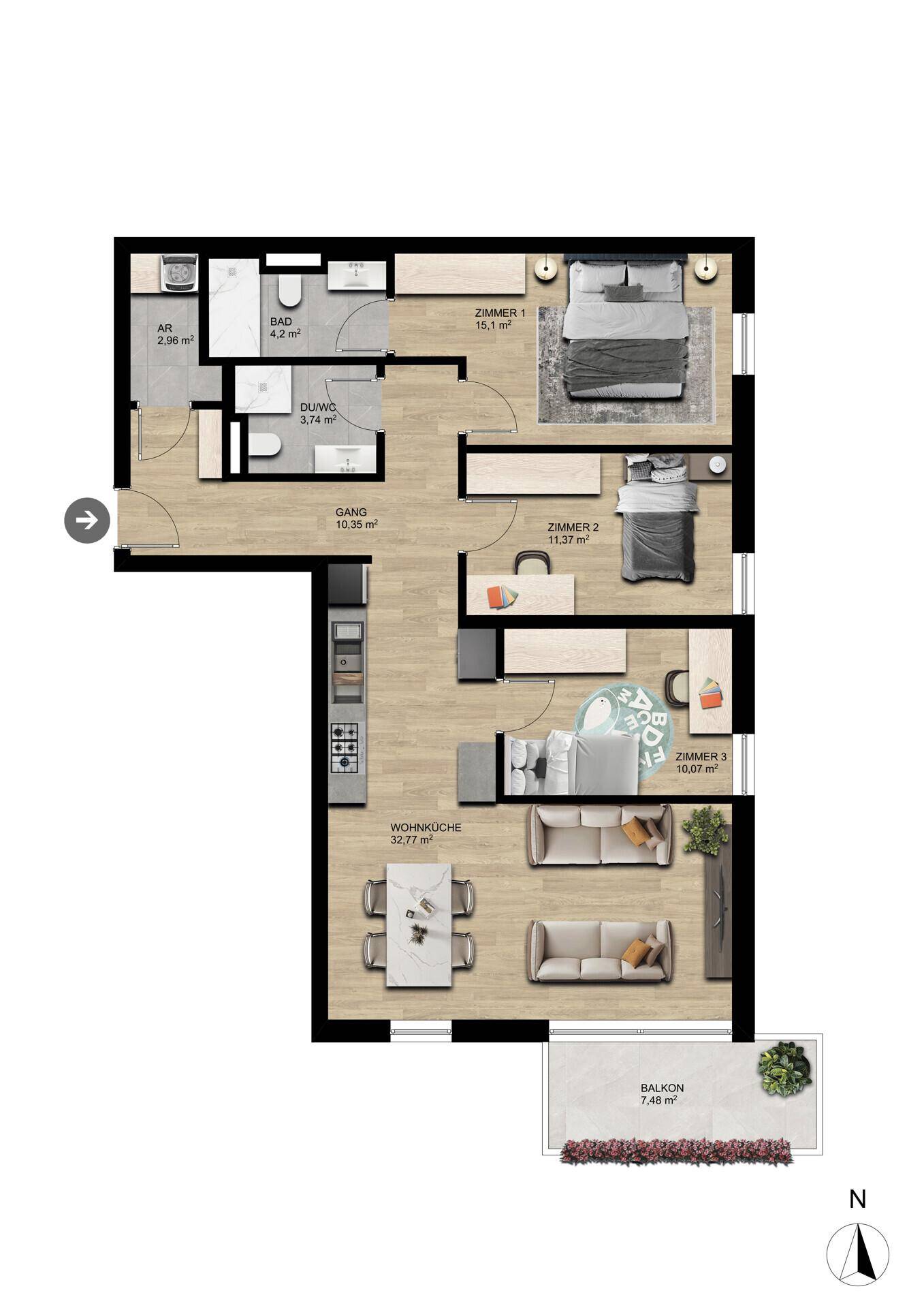 GR 4-Zimmer