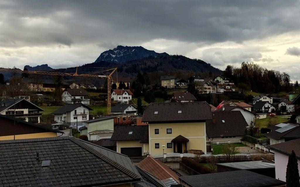 Blick vom Balkon