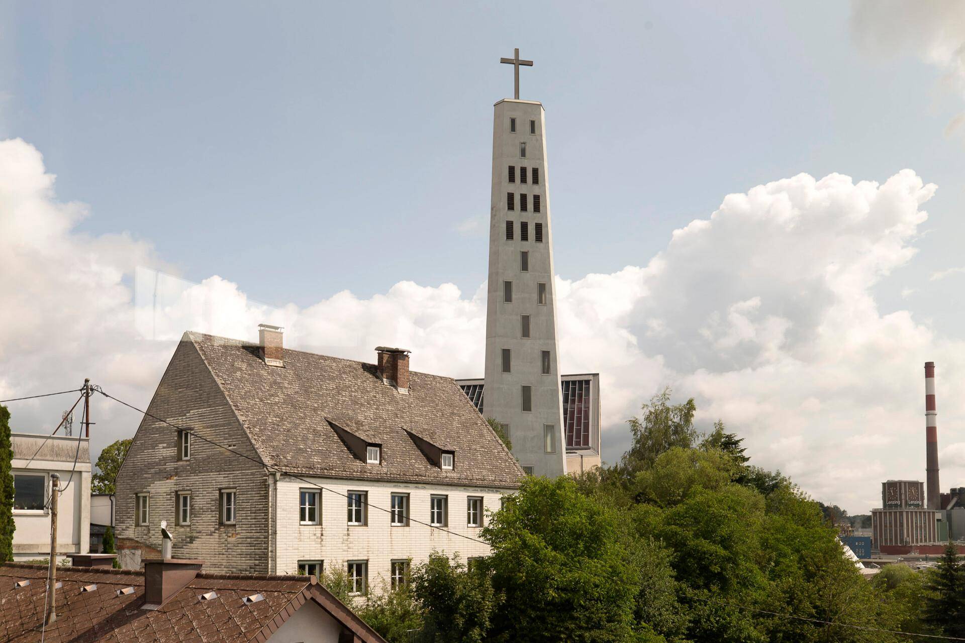 Blick auf die Kirche