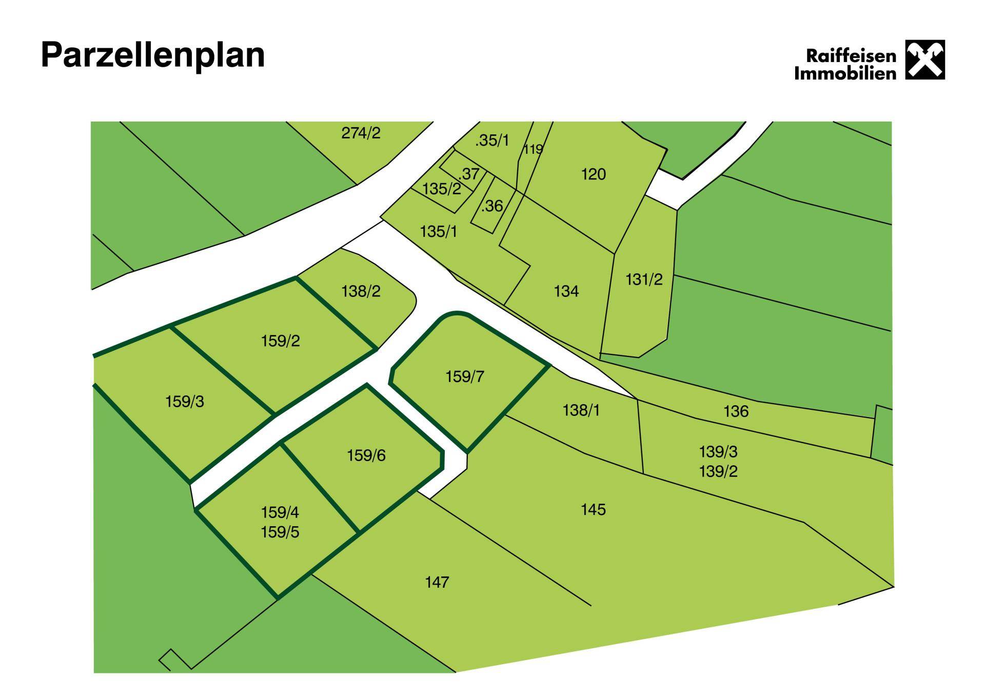 Parzellenplan Hammerriedl
