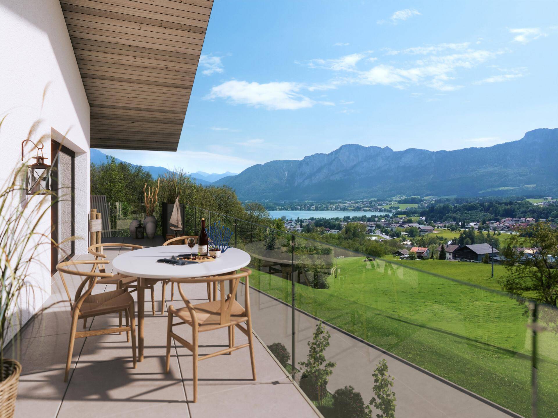 Mondsee Sonnenhang - Terrasse