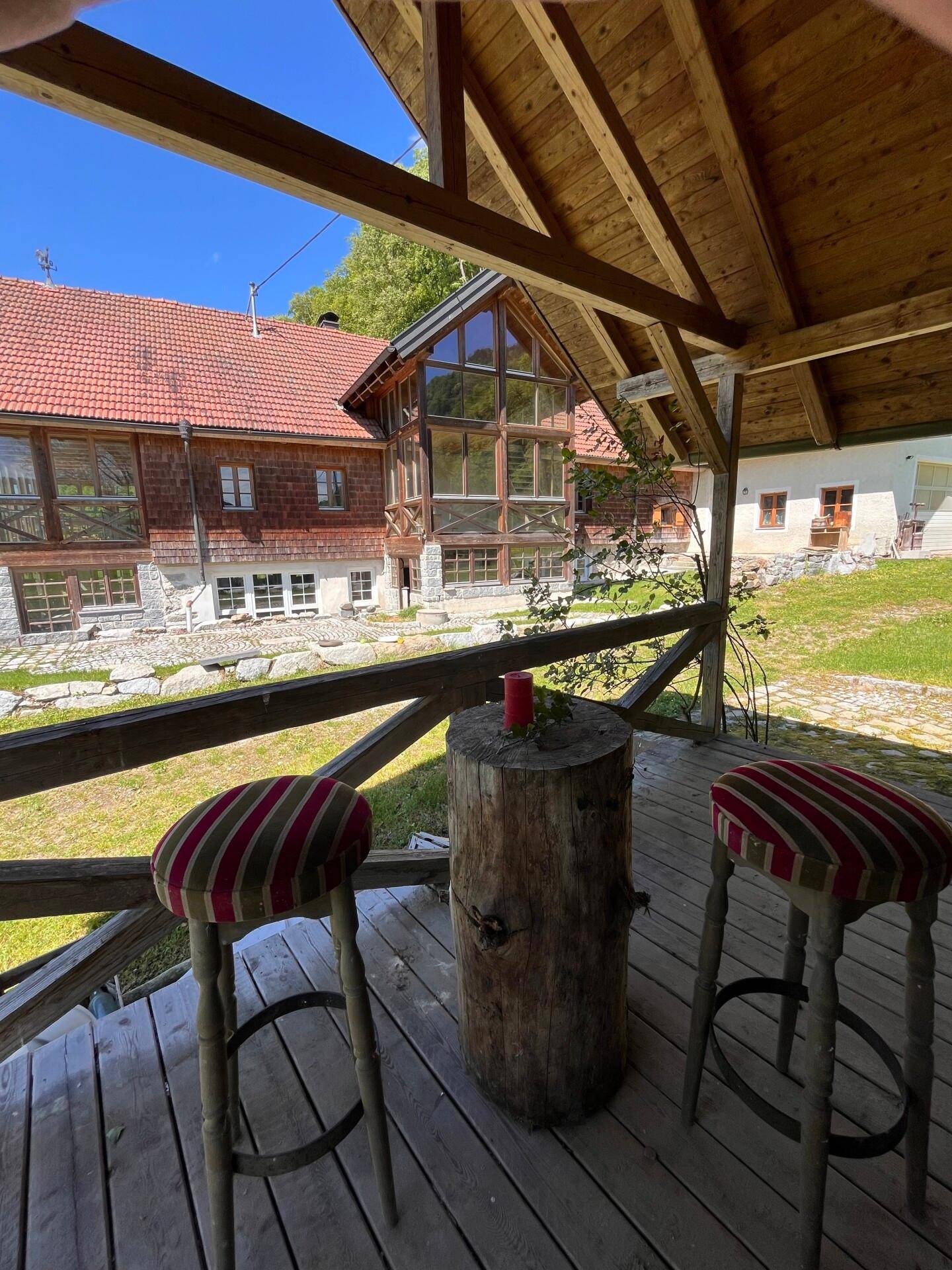 Gartenhütte Veranda