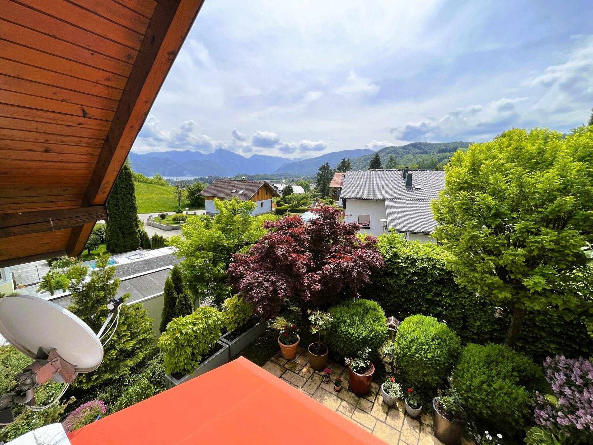 Blick vom Schlafzimmer