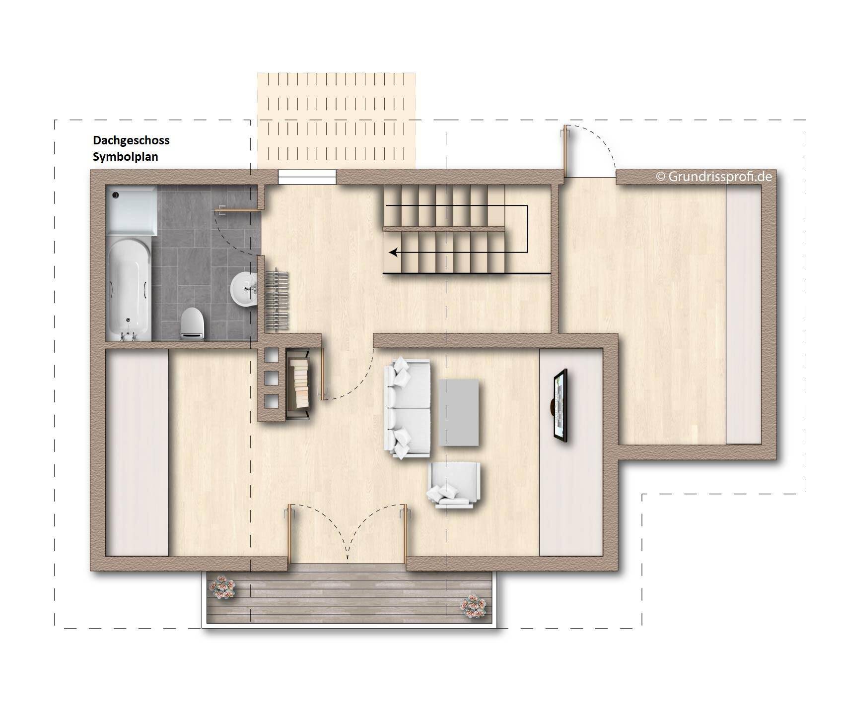 Dachgeschoss (Symbolplan)