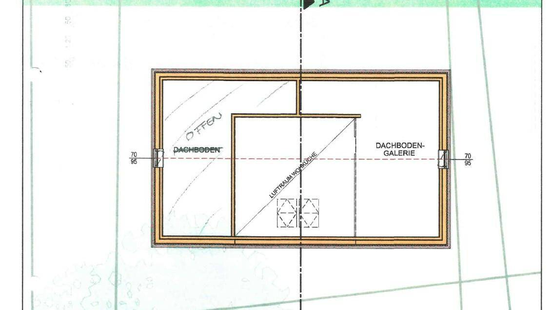 Grundrissplan Galerie