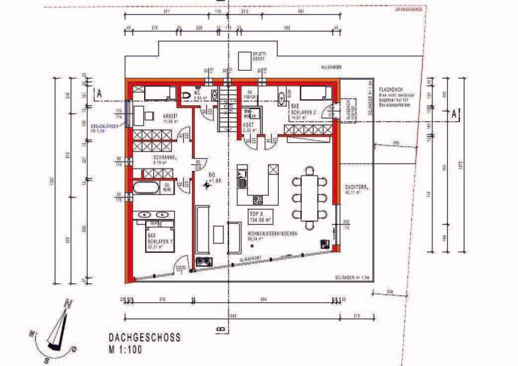 Plan Top 3 Dachgeschoss