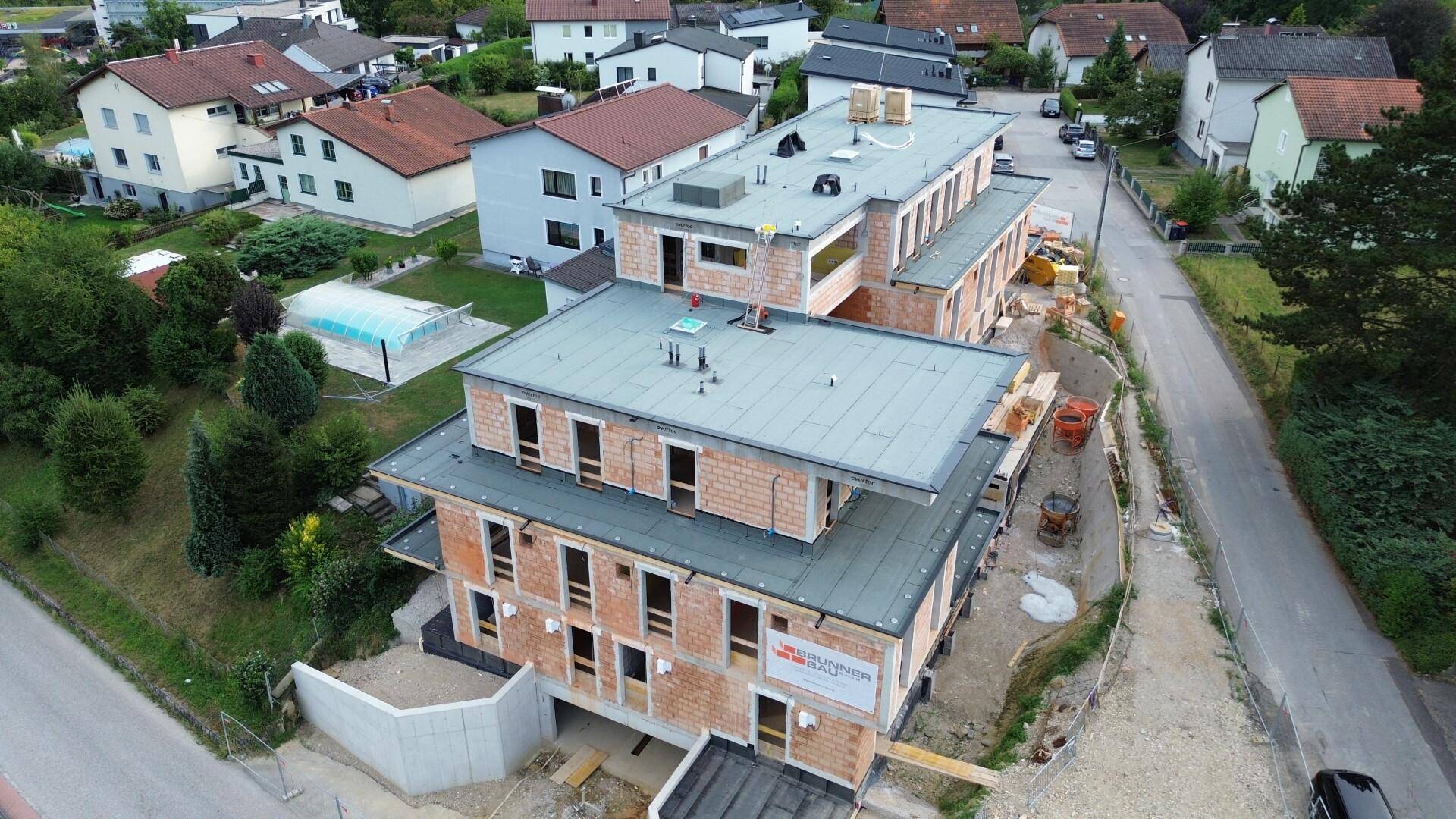 Außenansicht Rohbau
