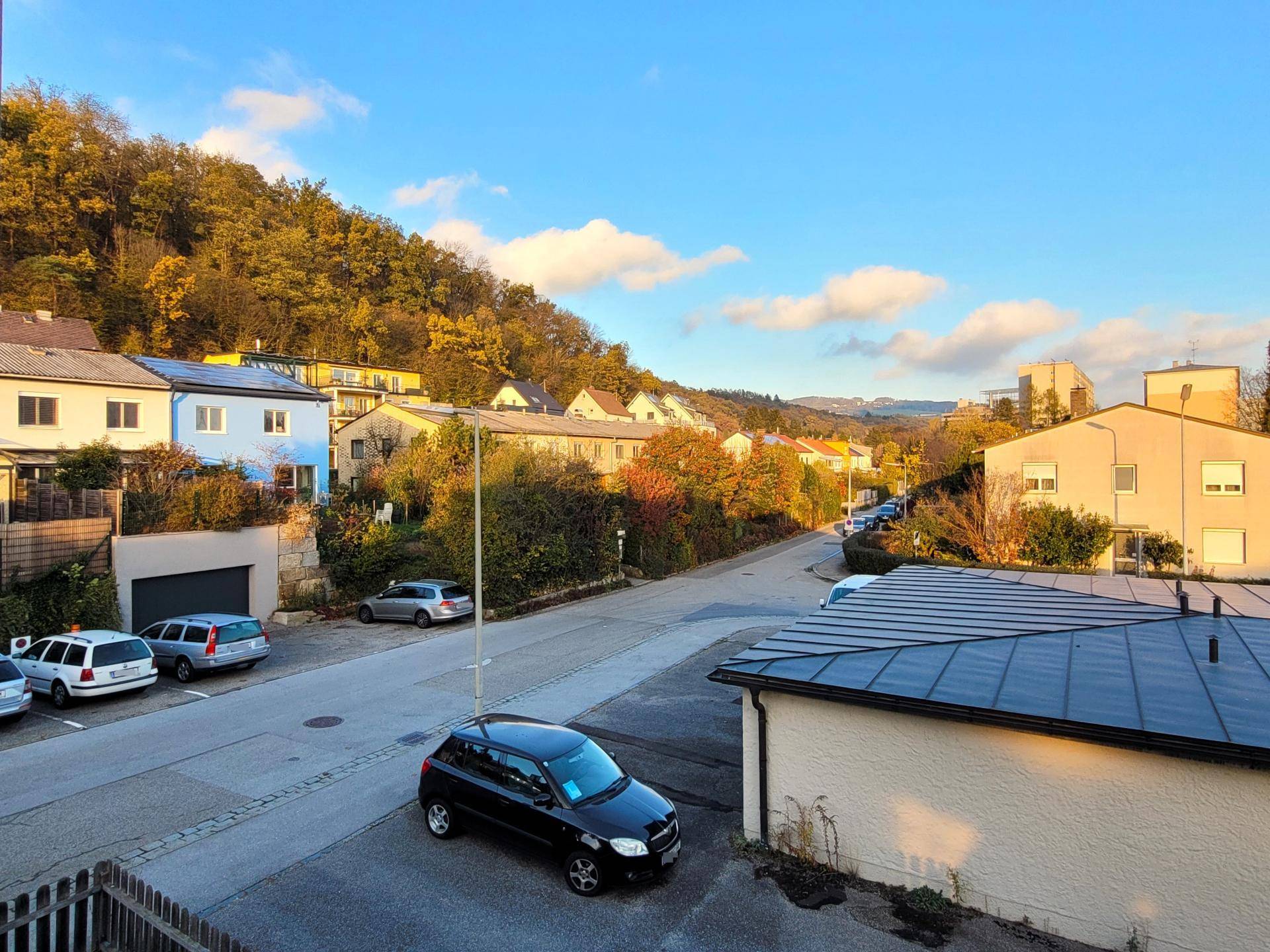 Aussicht zu den zugeordneten Parkplätzen