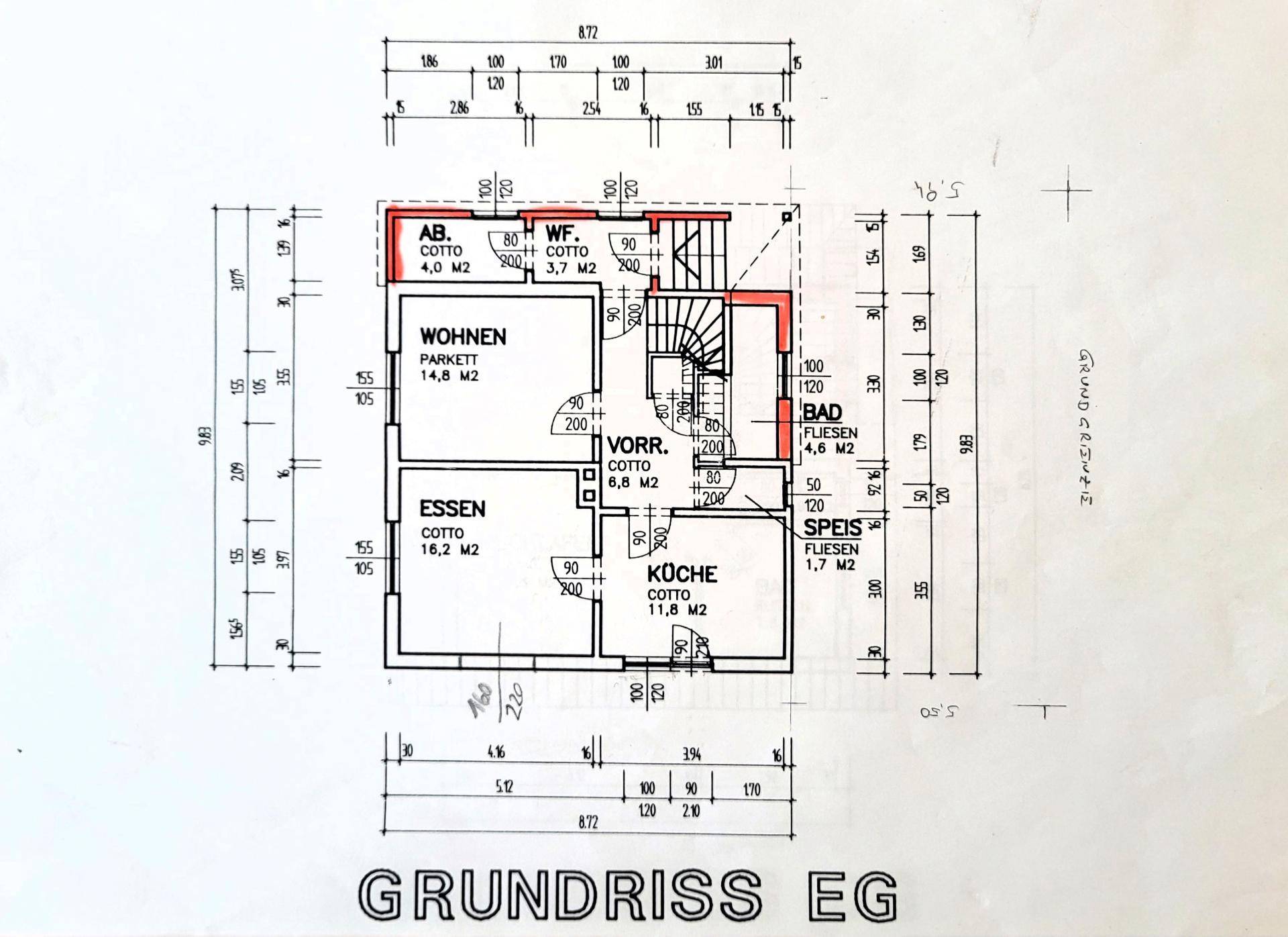 Grundriss Erdgeschoss