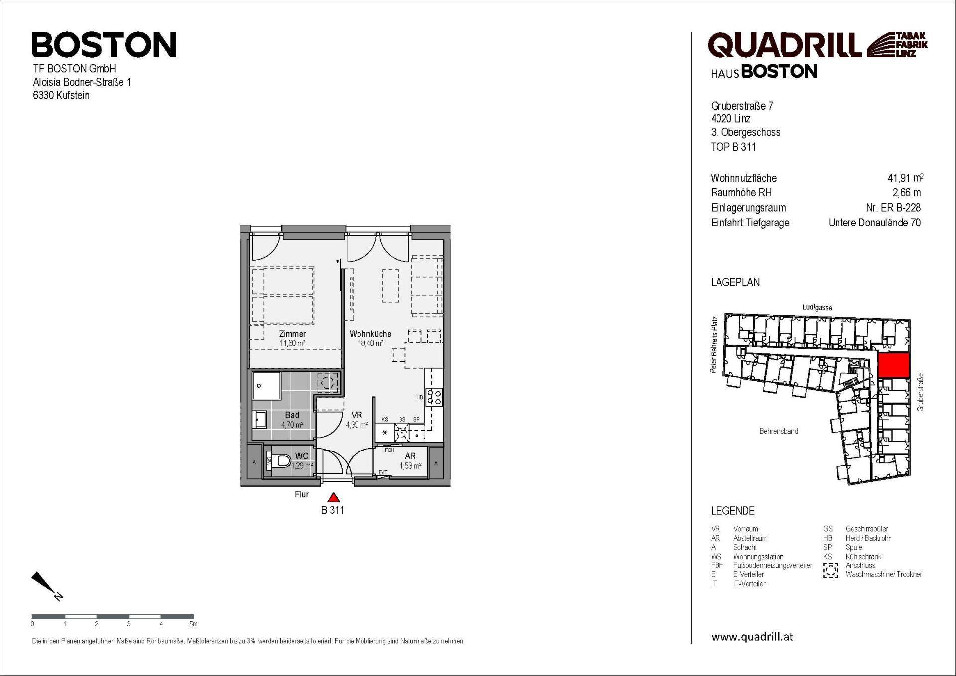 Grundriss TOP B311