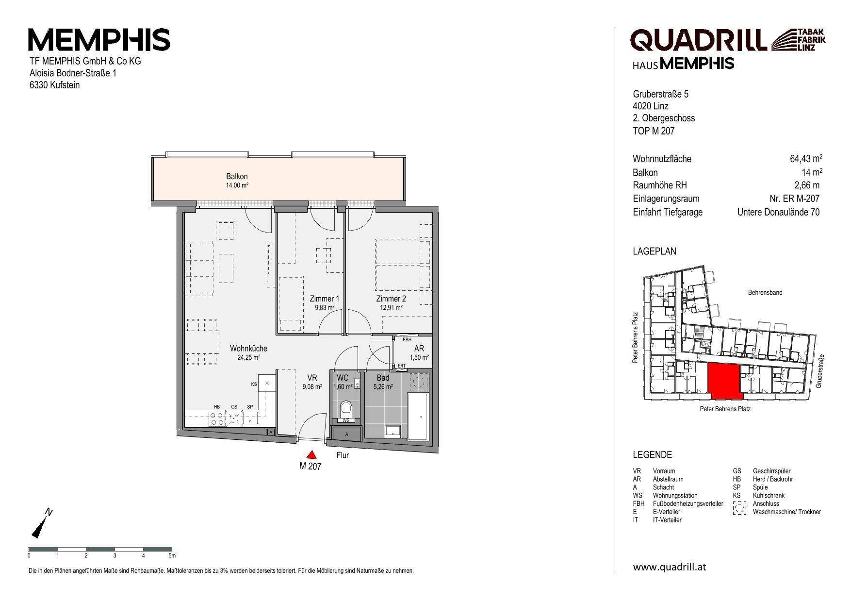 Grundriss TOP M207