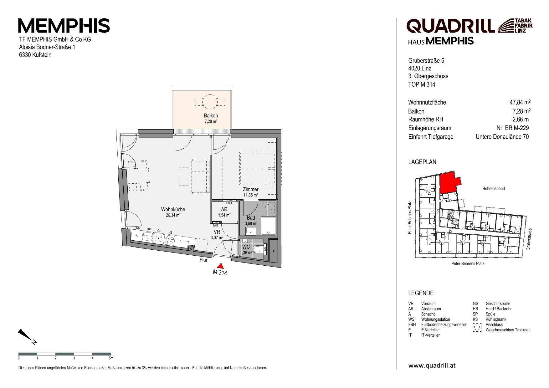 Grundriss TOP M314