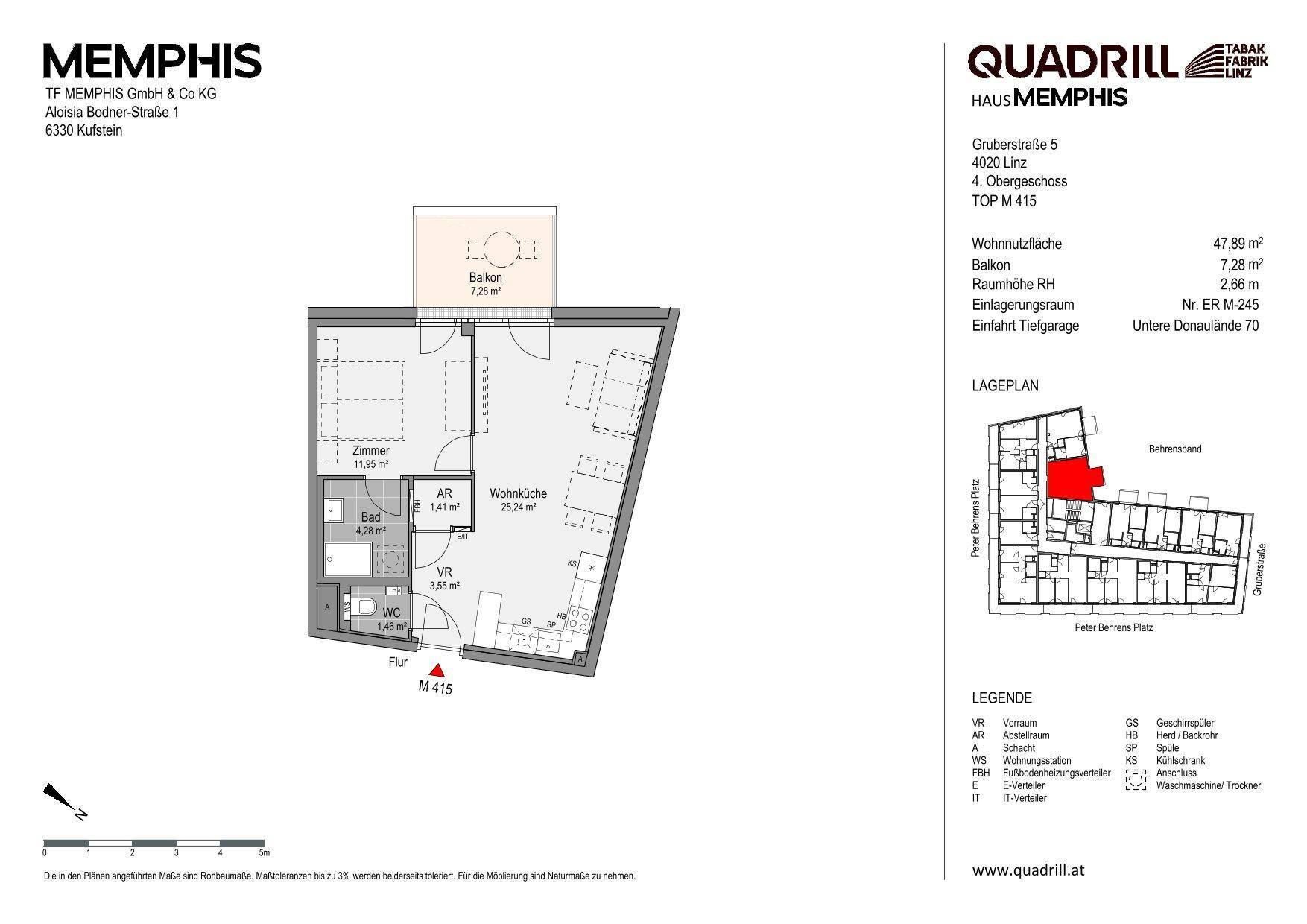 Grundriss TOP M415