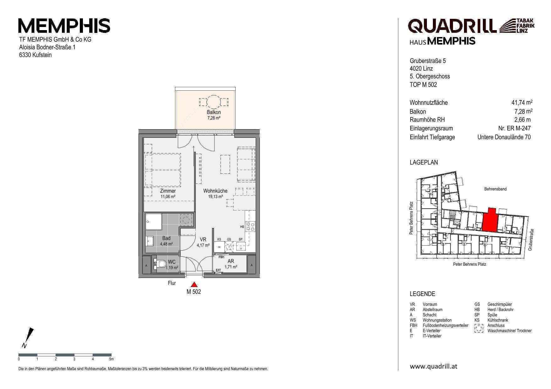 Grundriss TOP M502
