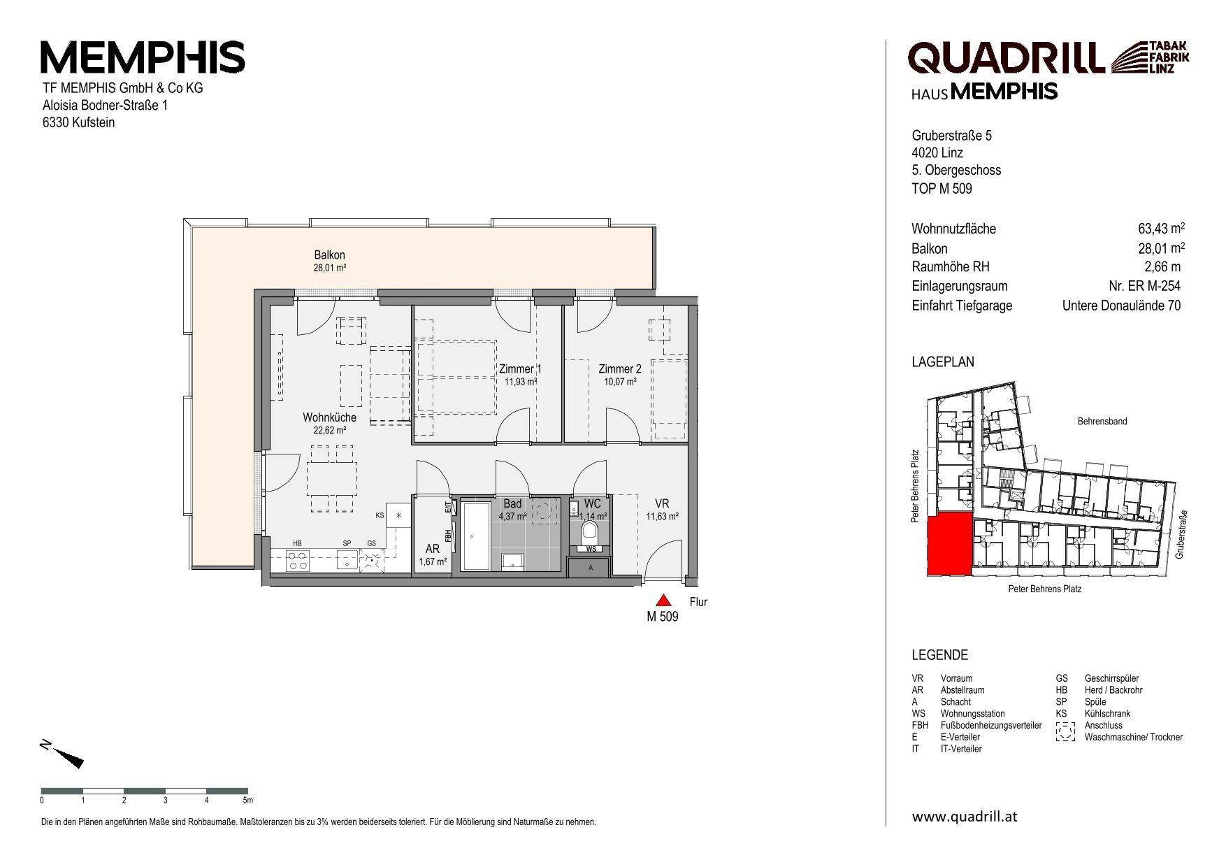 Grundriss TOP M509