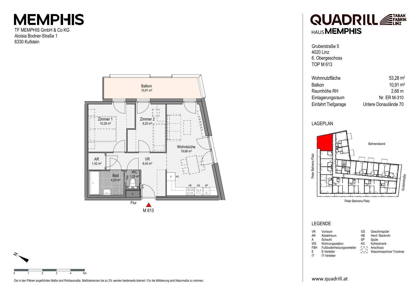 Grundriss TOP M613
