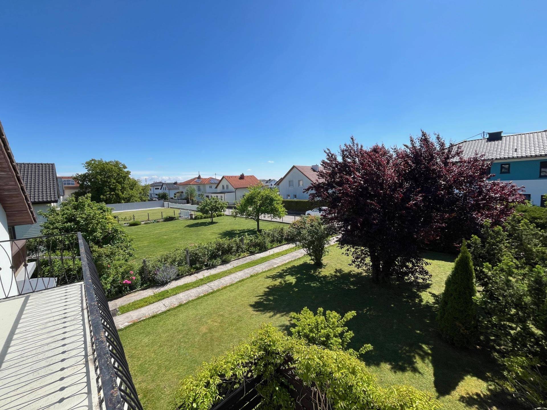 Blick vom Balkon