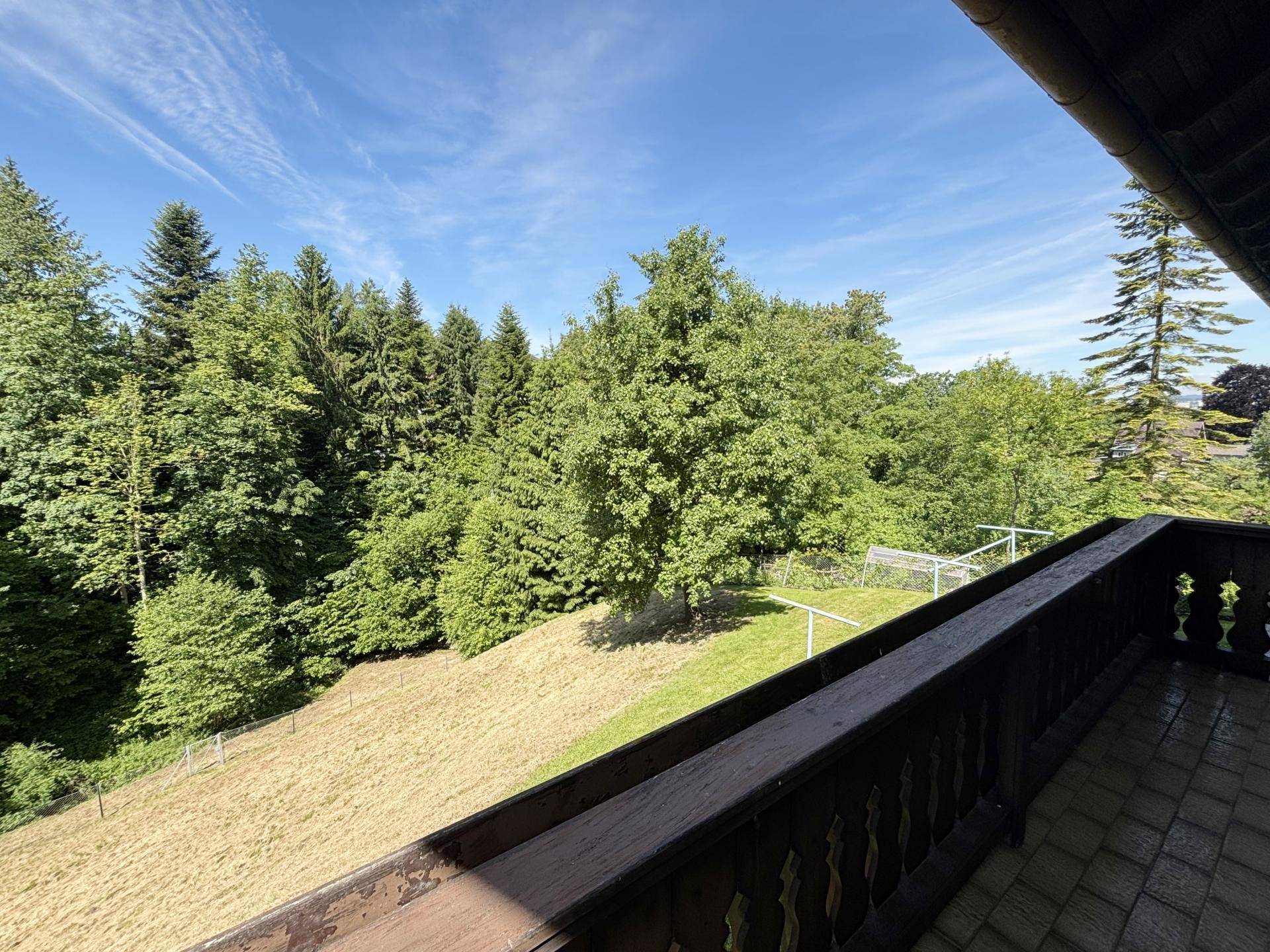 Ausblick Balkon