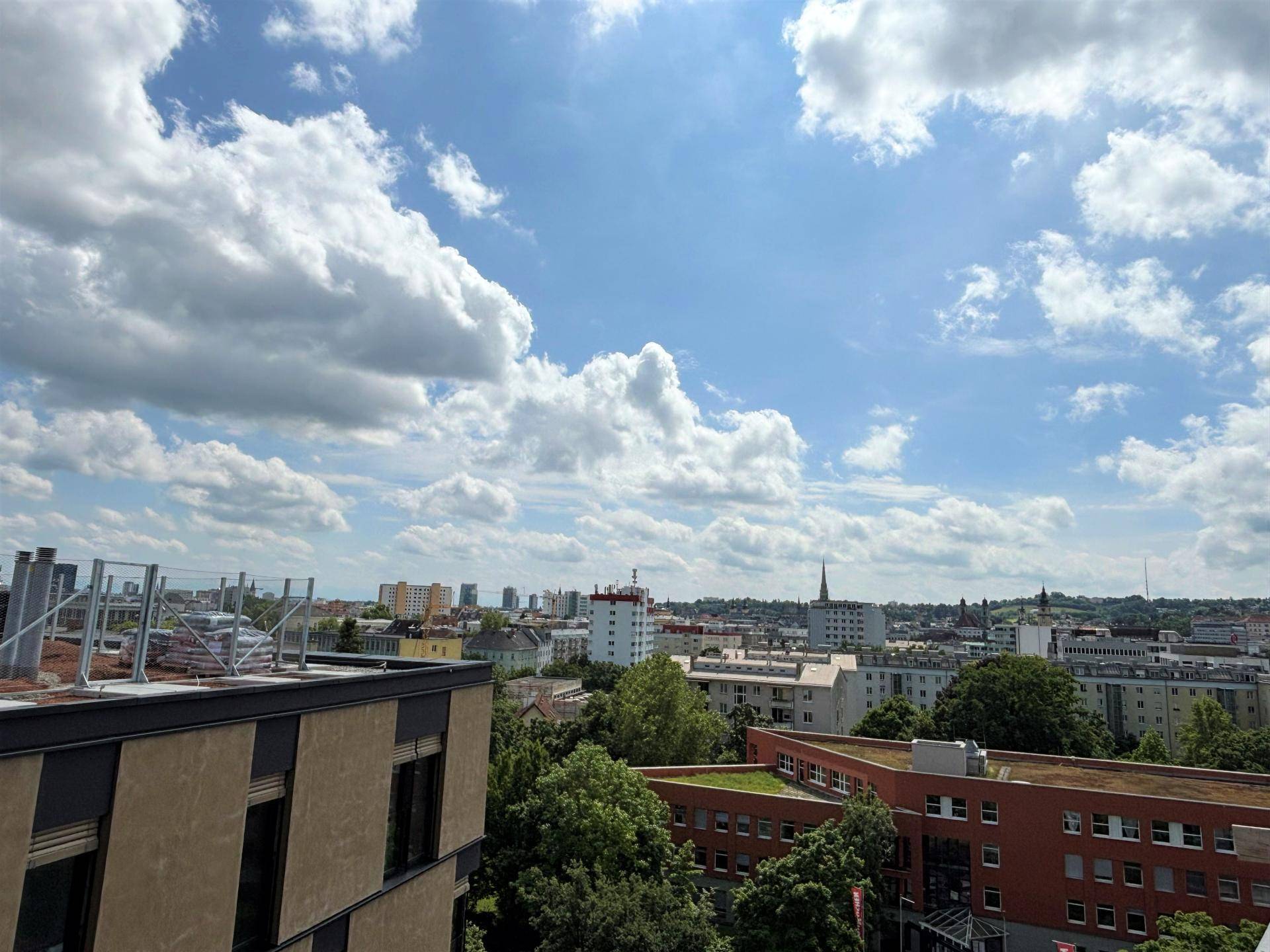 Ausblick Balkon