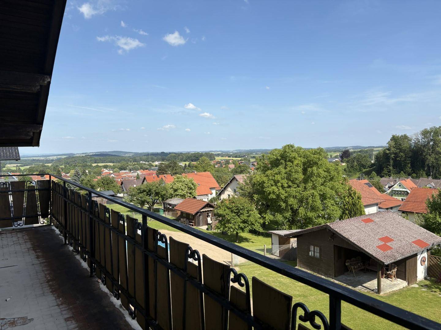 Balkon mit Fernblick