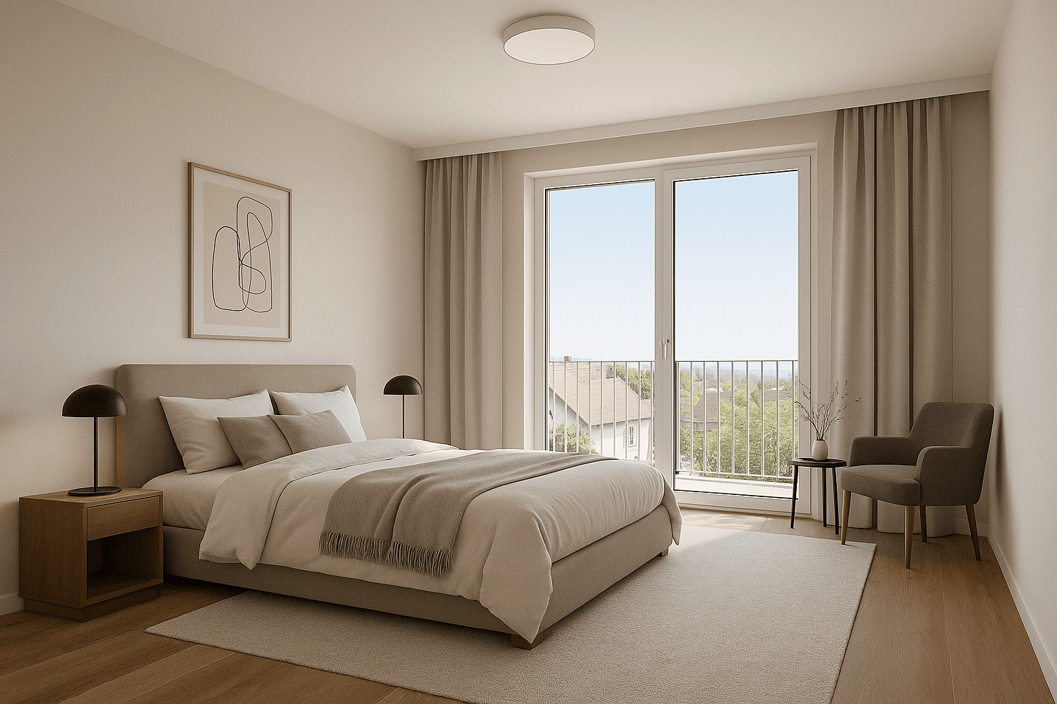 Schlafzimmer - Musterbeispiel